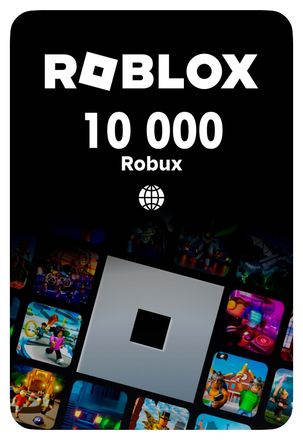 Пополнение игровой валюты ROBLOX 10000 Robux, регион: Весь мир