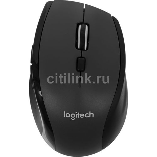 Мышь беспроводная Logitech M705, радио, оптическая, USB, 1000dpi, серый и черный [910-001964]