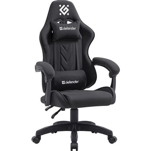 Кресло игровое Defender Breeze, ткань, до 120кг, черный