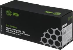Картридж Cactus CS-CE400A, черный