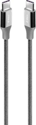 Кабель TTEC 2DK52UG, USB Type-C (m) - USB Type-C (m), 3м, серый