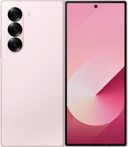 Смартфон Samsung Galaxy Z Fold 6 12/256Gb, 7.6", AMOLED, 120Гц, 4400мAч, 2 nano SIM + eSIM, розовый
