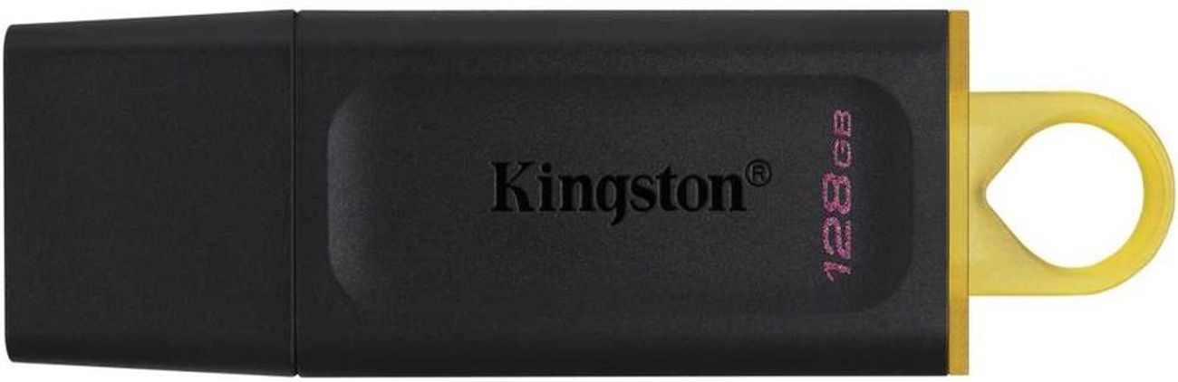 Флешка USB Kingston DataTraveler Exodia 128ГБ, USB3.2, черный и желтый [dtx/128gb]