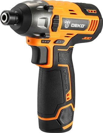 Ударный винтоверт DEKO DKIS12-L, 1.5Ач,  с одним аккумулятором [063-4105]