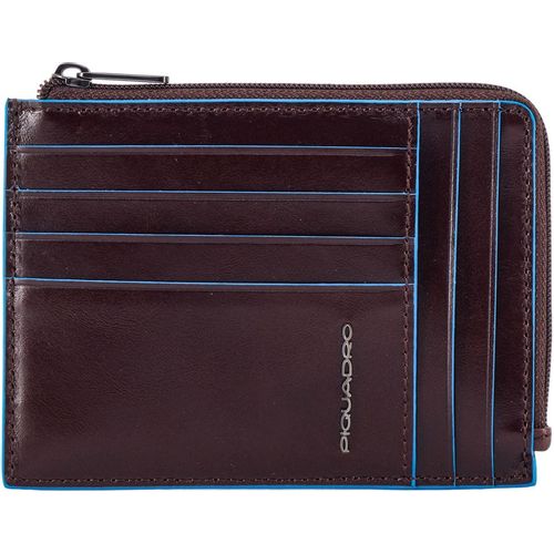 Чехол для кредитных карт Piquadro Blue Square PU1243B2R/MO, кожа натуральная, коричневый