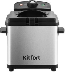 Фритюрница KitFort КТ-6540, нержавеющая сталь/черный