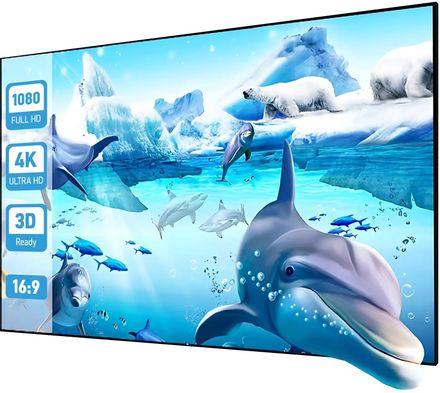 Экран Cactus Alr Expert CS-PSALRE-224X127-MM магнитное крепление,  224х127 см, 16:9,  настенный черный
