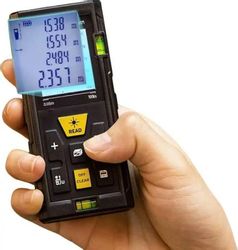 Лазерный дальномер Deli DL4171, 2 класс лазера, 670нм, луч красный