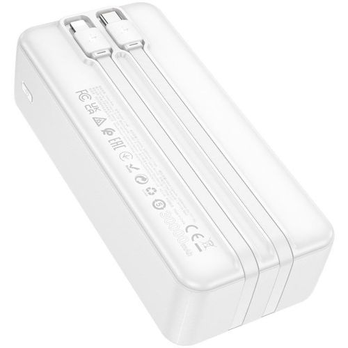 Внешний аккумулятор (Power Bank) Hoco J118B, 30000мAч, белый