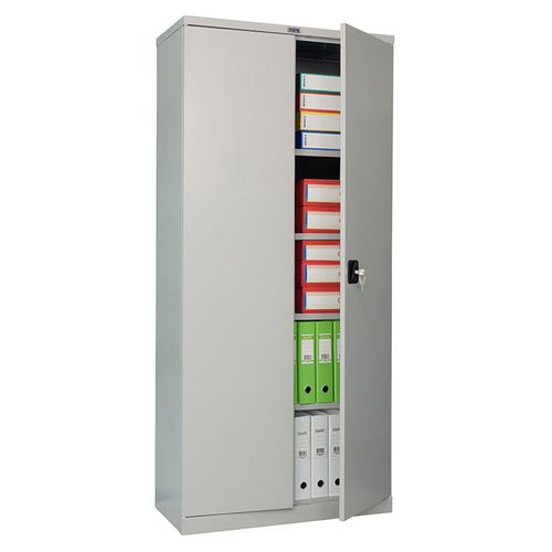 Шкаф для документов ПРАКТИК CB 12, металл, 1860мм х850мм серый [s20499011202]