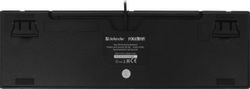 Клавиатура Defender Axeman GK-302, проводная, механическая, черный