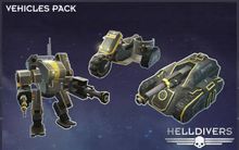 Изображение товара Дополнение к игре HELLDIVERS Vehicles Pack для ПК цифровой ключ Россия СНГ