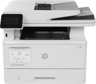 МФУ лазерный HP LaserJet Pro 4103dw черно-белая печать, A4, цвет белый ...