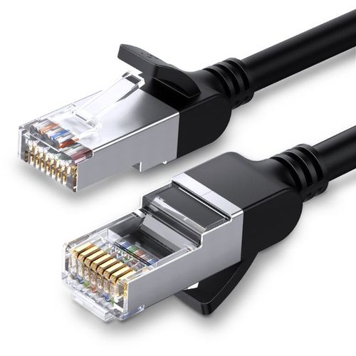 Патч-корд UGREEN NW101 литой (molded), UTP, кат.6, 3м, 4 пары, 32AWG, медь, многожильный, черный