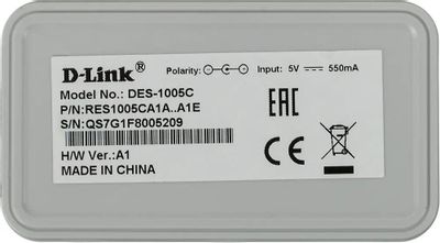 Коммутатор D-Link DES-1005C, неуправляемый – купить в Ситилинк | 339303