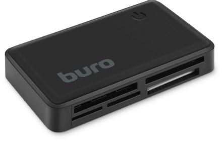 Картридер внешний Buro BU-CR-151, черный