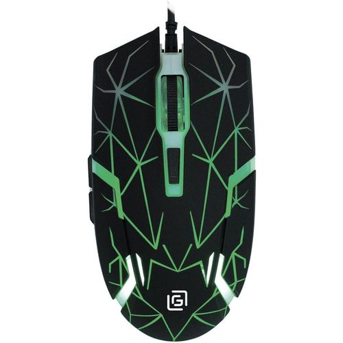 Мышь проводная Oklick 701G, игровая, оптическая, USB, 3600dpi, черный [1884623]