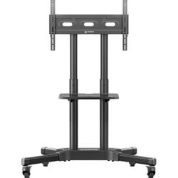 Изображение товара Подставка для телевизора ONKRON TS1351, 32-65", напольный, мобильный, черный Изображение товара Подставка для телевизора ONKRON TS1351, 32-65", напольный, мобильный, черный