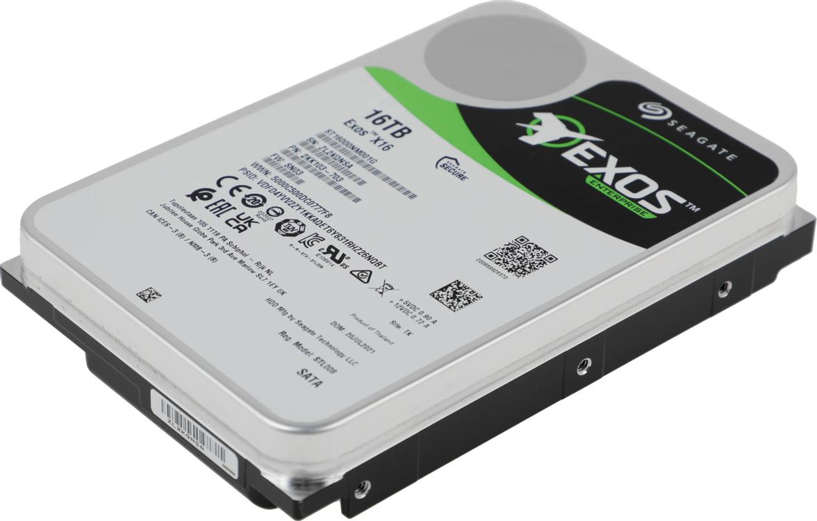 Жесткий диск Seagate Exos X16 ST16000NM001G, 16ТБ, HDD, SATA III