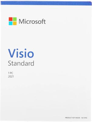Офисное приложение Microsoft Visio Standard 2021 Win English Medialess P8 [d86-05954]