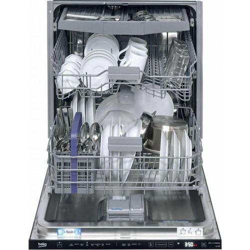 Встраиваемая посудомоечная машина Beko BDIN38530A, полноразмерная, ширина 59.8см, полновстраиваемая, загрузка 15 комплектов