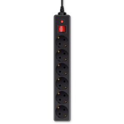 Сетевой фильтр Buro 600SH-5-B, 5м, черный