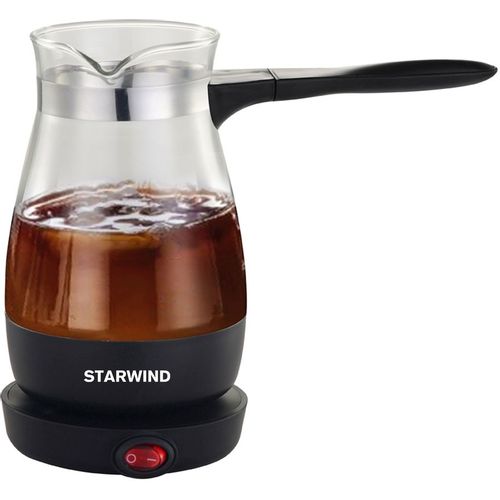 Кофеварка StarWind STG6053, электрическая турка, черный