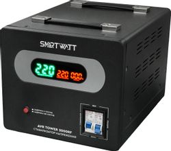 Стабилизатор напряжения SMARTWATT AVR Tower 3000RF черный