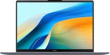Ноутбук Huawei MateBook D 16 MCLF-X 16", IPS, Intel Core i5 12450H, 8-ядерный, 16ГБ 512ГБ SSD,  Intel UHD Graphics, серый космос