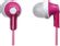 Изображение товара Наушники Panasonic RP-HJE118GU, 3.5 мм, внутриканальные, белый/розовый [rp-hje118gup]