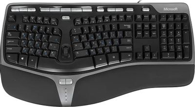 Обзор товара клавиатура Microsoft 4000, USB, c подставкой для запястий ...
