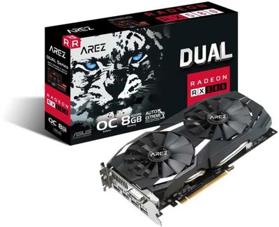 ASUS AMD Radeon RX 580 AREZ DUAL RX580 O8G 8 GDDR5 OC Ret 1362029