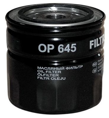 Характеристики Фильтр масляный FILTRON OP645 (1515974) смотреть в СИТИЛИНК
