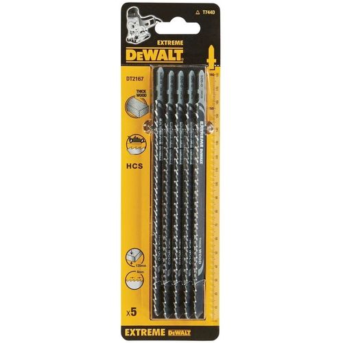 Набор пилок DeWALT DT2167-QZ, по дереву, 155мм, 4 мм, 5шт