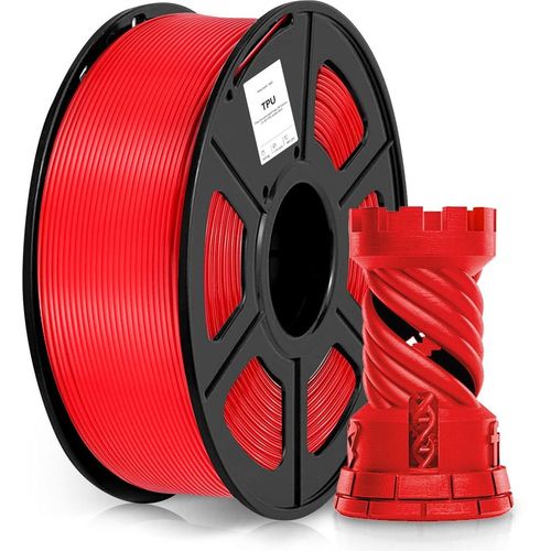 Пластик Cactus CS-3D-TPU-0.8KG-RED TPU/ 1.75мм/ 0.8кг/ 336м/ красный