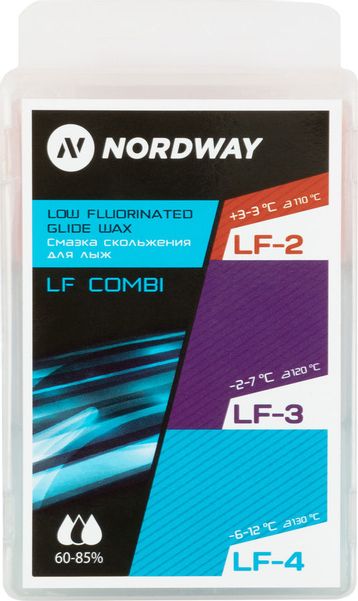 Набор мазей Nordway LF Combi для лыж/сноуб. темп.:+3/-12 тверд. (16SWLF-.)