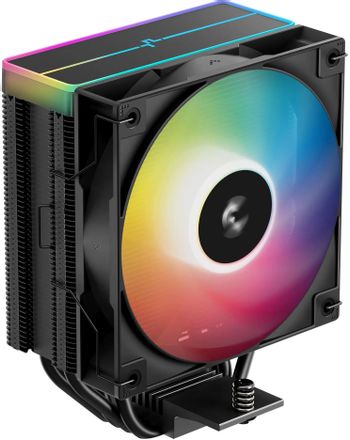 Устройство охлаждения (кулер) DeepCool AG400 Bk V2,  4-pin,  ARGB,  120мм,  черный,  retail [r-ag400-bkammn-gjd]