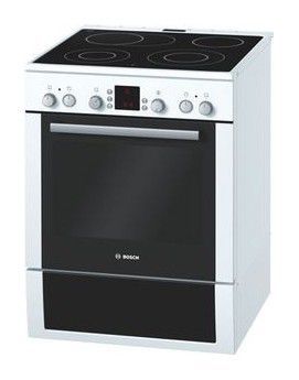Электрическая плита Bosch HCE744320R, стеклокерамика, белый – купить в ...