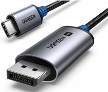 Изображение товара Кабель UGREEN USB Type-C к DisplayPort 1м феррит фильтр коробка серый