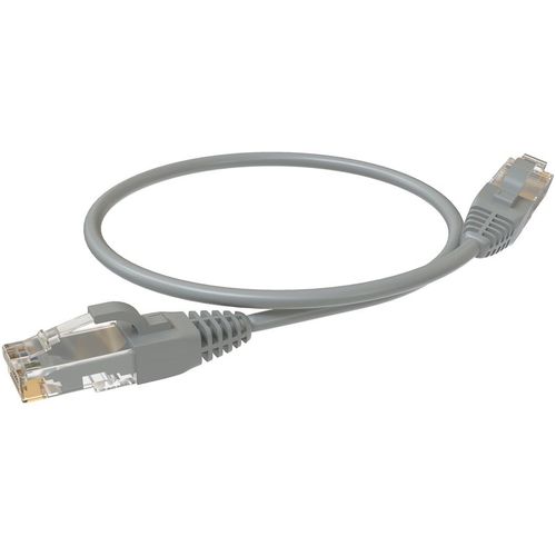 Патч-корд SYSMATRIX вилка RJ-45, вилка RJ-45, кат.5E, LSZH, 0.3м, серый [pc 4545.5eu26.03lszhgy]