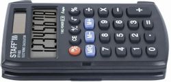Калькулятор STAFF STF-883, черный