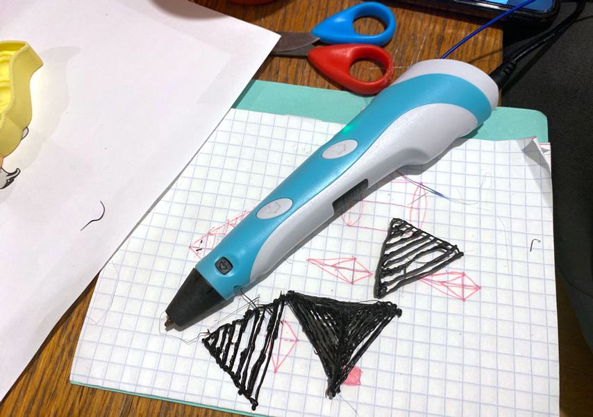 Как нарисовать 3d ручкой