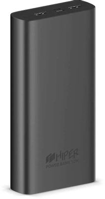 Внешний аккумулятор (Power Bank) HIPER METAL 20K,  20000мAч,  темно-серый [metal 20k space gray]
