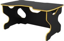 Изображение товара Игровой стол ВИТАЛ-ПК Райдер 1500 ЛДСП черный желтый стильный современный дизайн