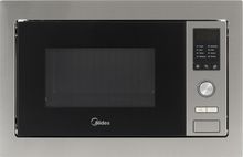 Встраиваемая микроволновая печь Midea AG925BVW, 25л, 900Вт, нержавеющая ...