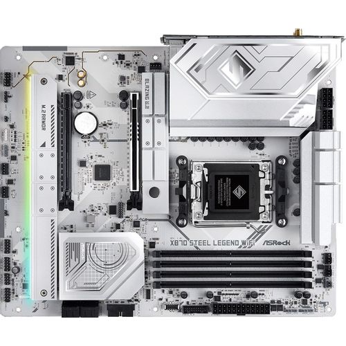Материнская плата ASRock X870 STEEL LEGEND WIFI, Socket AM5, AMD X870, ATX, Ret