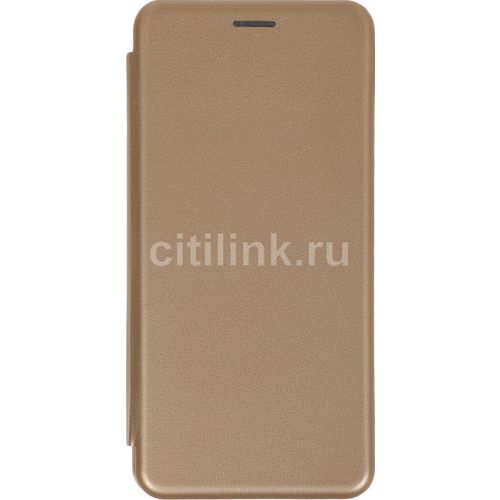 Чехол (флип-кейс) PERO WM-0529-GD, для Xiaomi Redmi A3, золотистый