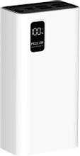 Изображение товара Внешний аккумулятор (Power Bank) PERO PB07, 30000 мАч, белый