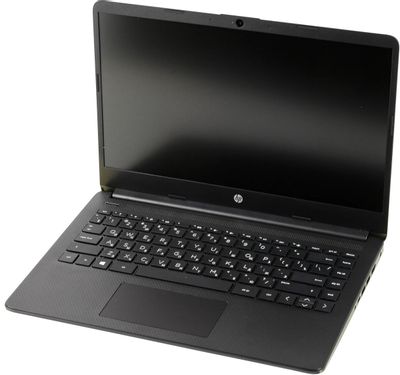 Ноутбук HP 14s-fq0092ur 3B3M6EA, 14", SVA, AMD 3020e 1.2ГГц, 2-ядерный, 8ГБ DDR4, 256ГБ SSD,  AMD Radeon, Free DOS 3.0, черный