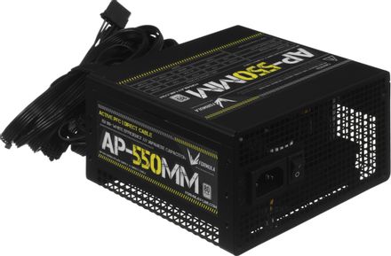 Блок питания Formula AP-550ММ, 550Вт, 80 PLUS WHITE, 120мм, черный, retail